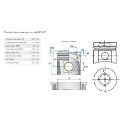 40 073 620 Piston